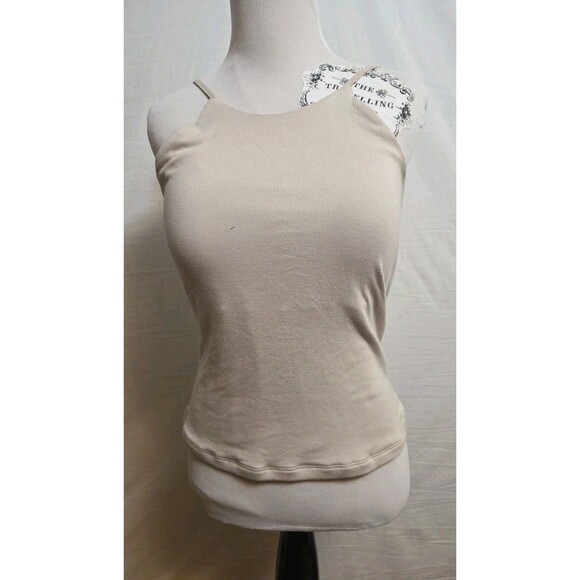 Ogl Eco Skin Kiss Tie Back Brami Tank Top Size Large Beige - Picture 1 of 5